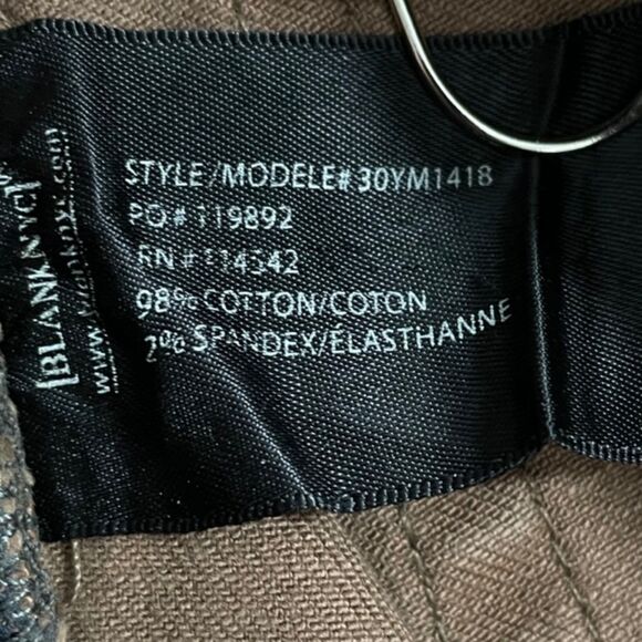 NWT Blank NYC Stanton Straight‎ Fit Men's Jeans in Sandcastle Size 33x32 - Picture 6 of 6